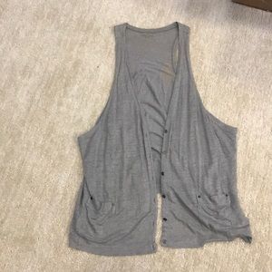 Eileen Fisher Grey lightweight vest